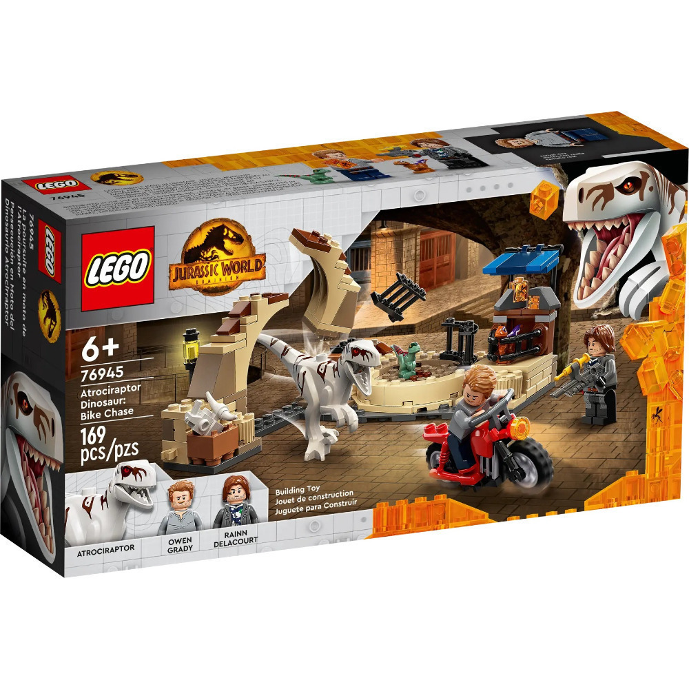 【真心玩】 樂高 LEGO 76945 侏儸紀 野蠻盜龍：機車追逐 現貨 高雄-細節圖2