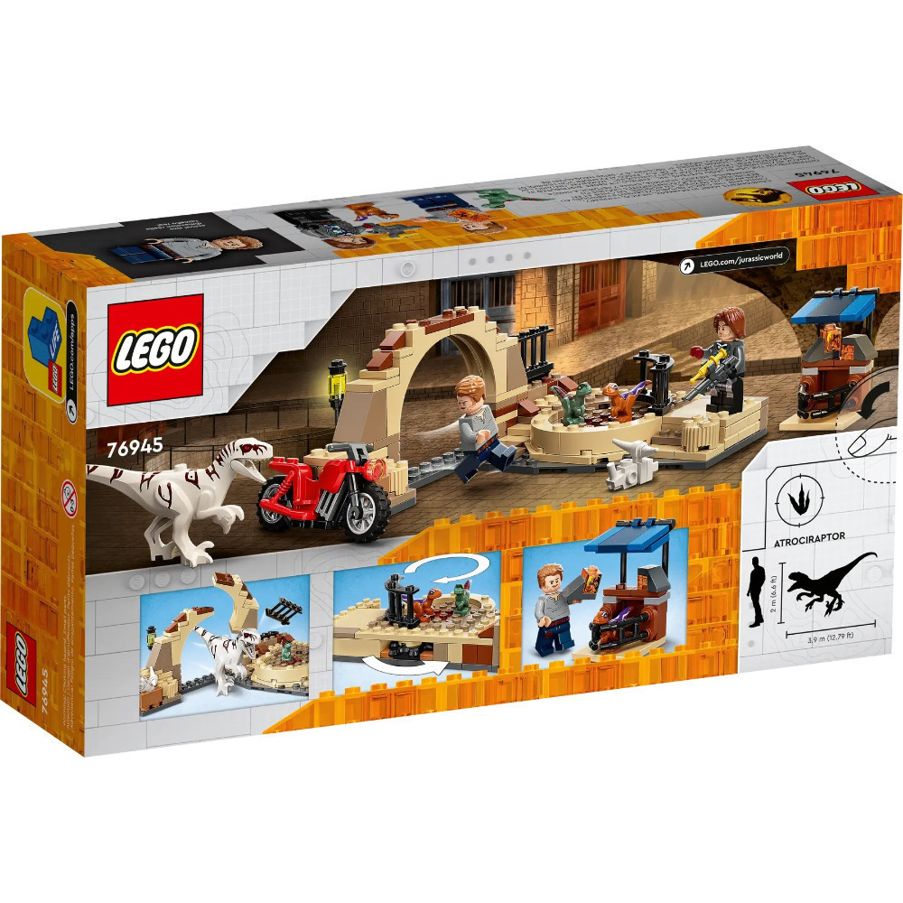 【真心玩】 樂高 LEGO 76945 侏儸紀 野蠻盜龍：機車追逐 現貨 高雄-細節圖3