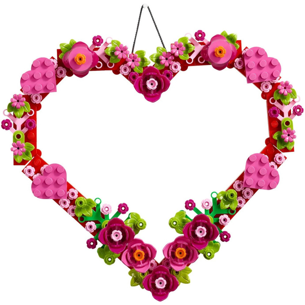 【真心玩】 樂高 LEGO 40638 其他 心形飾品 愛心花圈 Heart Ornament 現貨 高雄-細節圖4