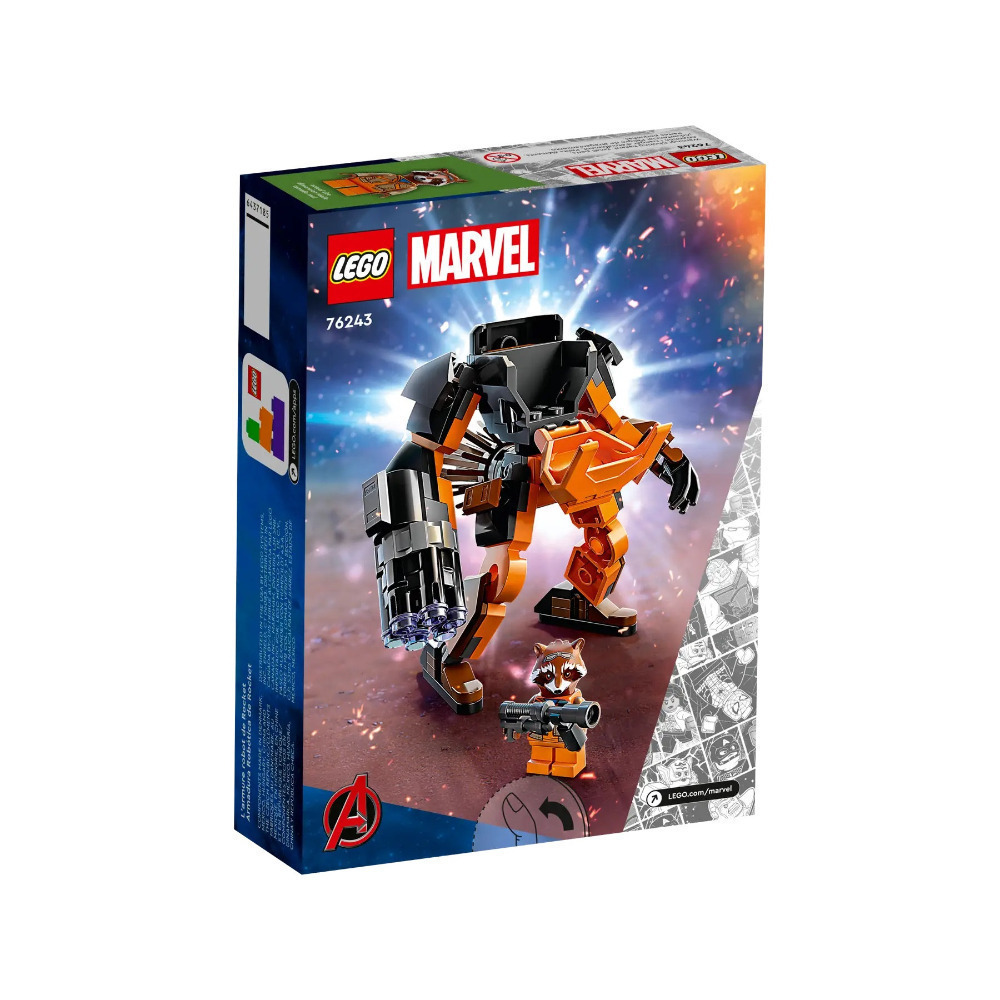 【真心玩】 樂高 LEGO 76243 漫威 火箭浣熊機甲 現貨 高雄-細節圖2