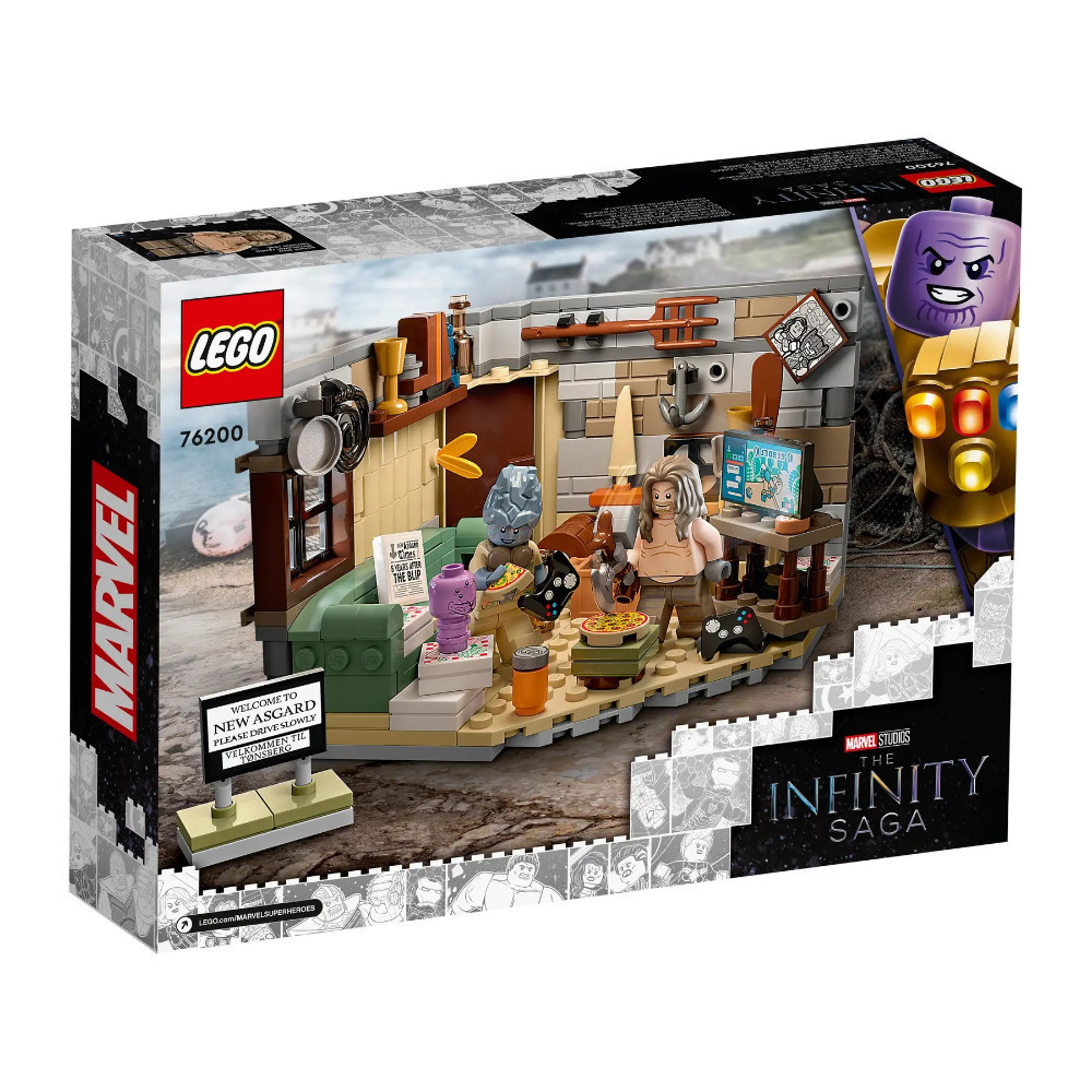 用券830含運10/6【真心玩】 LEGO 76200 漫威 胖索爾 Bro Thor’s New Asgard 高雄-細節圖2