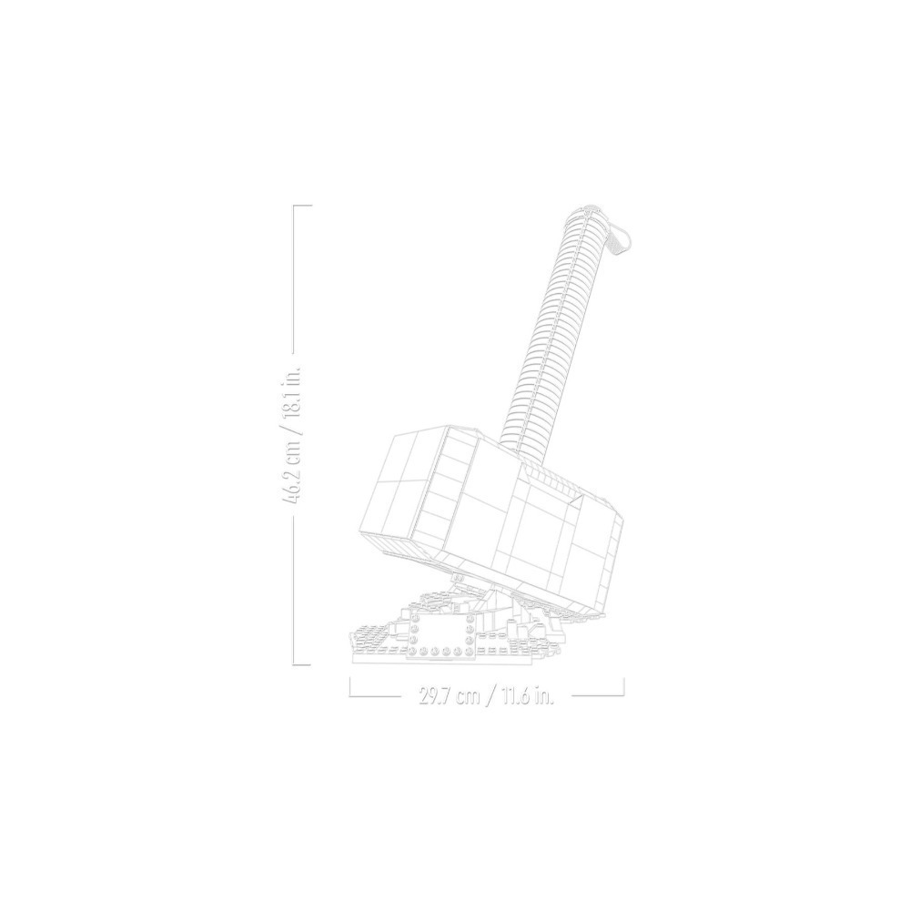 【真心玩】 LEGO 76209 漫威 雷神之槌 現貨 高雄-細節圖3