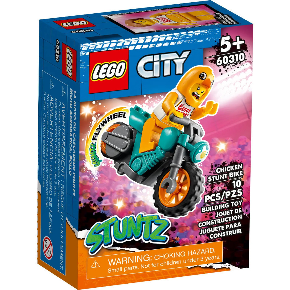 【真心玩】 樂高 LEGO 60310 城市 小雞特技機車 現貨 高雄-細節圖2