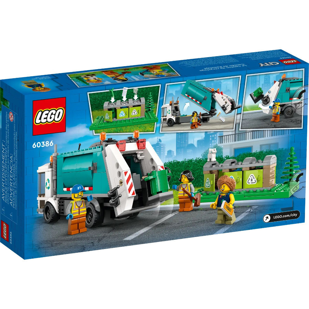 【真心玩】 LEGO 60386 城市 資源回收車 現貨 高雄-細節圖6