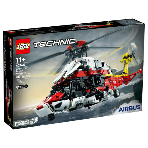 盒損【真心玩】 LEGO 42145 Airbus H175 救援直升機 10303 10277 電機共用 現貨 高雄