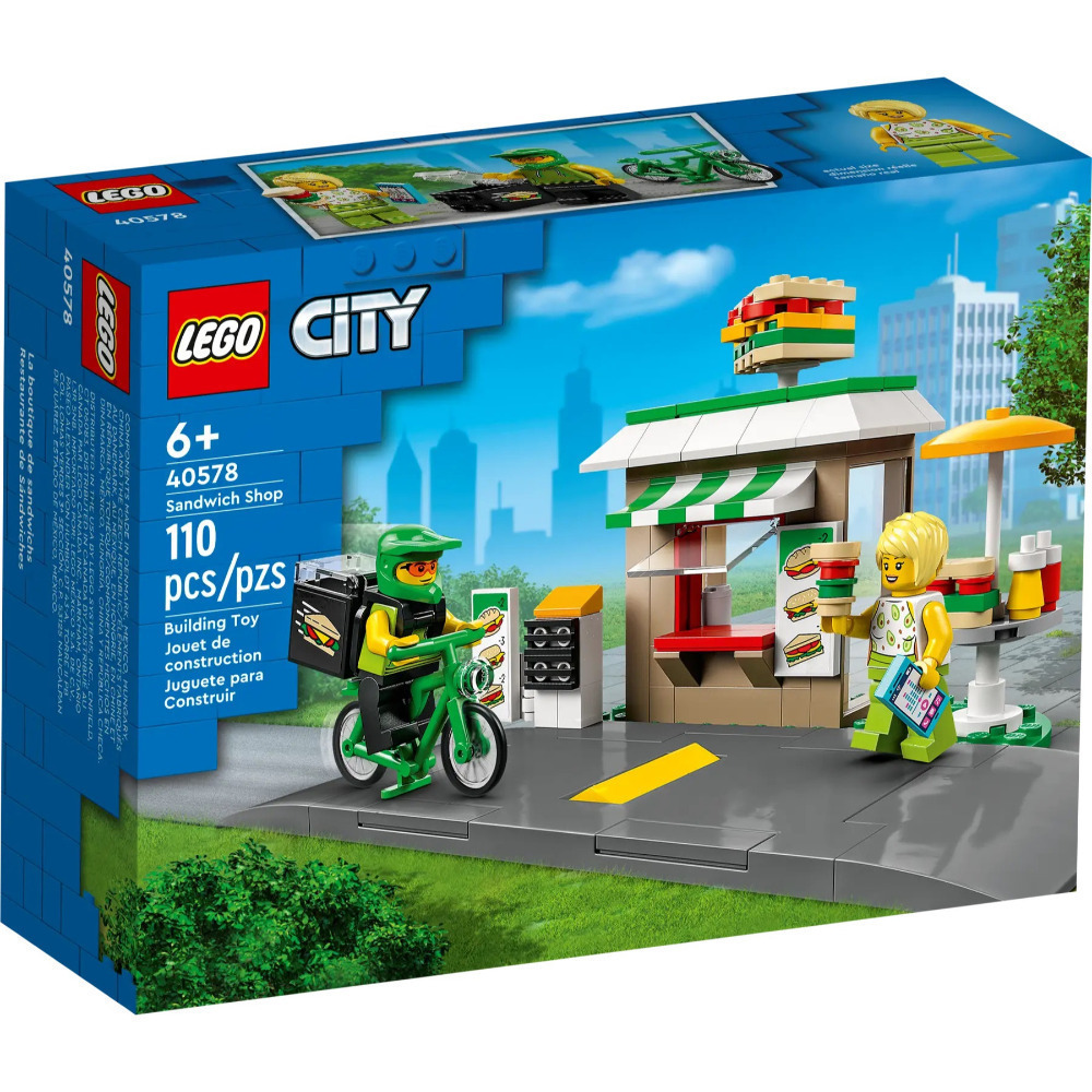 【真心玩】 LEGO 40578 城市 三明治商店 現貨 高雄-細節圖2