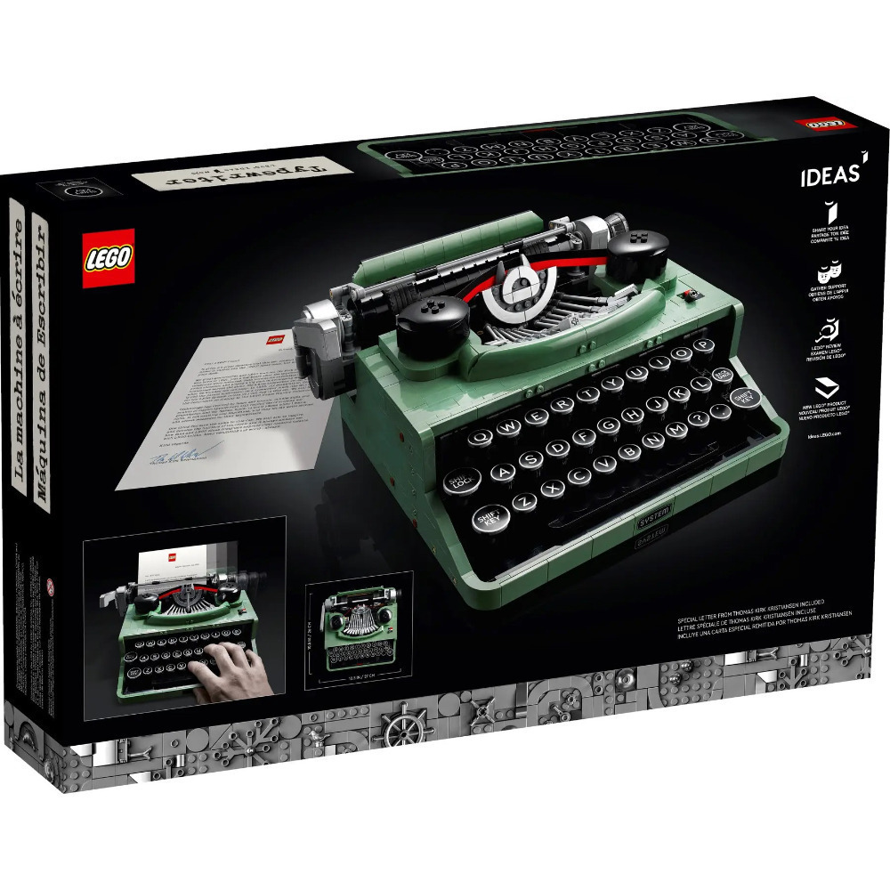 【真心玩】 LEGO 21327 IDEAS 打字機 Typewriter 現貨 高雄-細節圖2