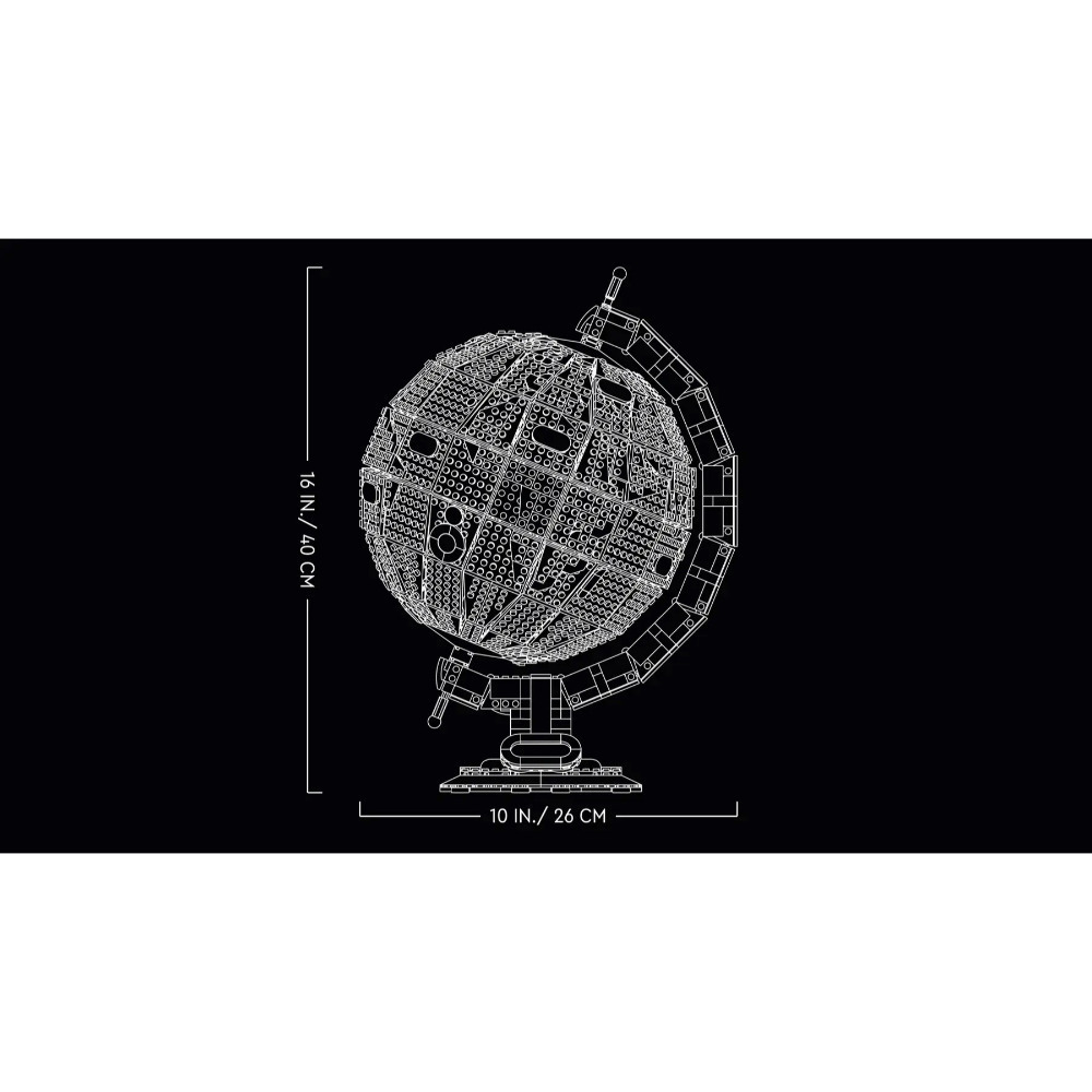 【真心玩】 LEGO 21332  Ideas 地球儀 The Globe 現貨 高雄-細節圖3