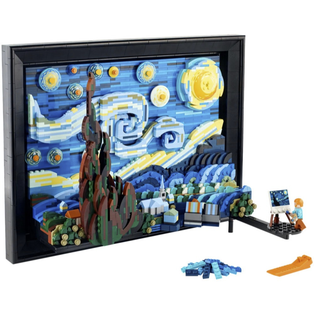 【真心玩】 LEGO 樂高 21333   Ideas 梵谷 星夜 現貨 高雄-細節圖6