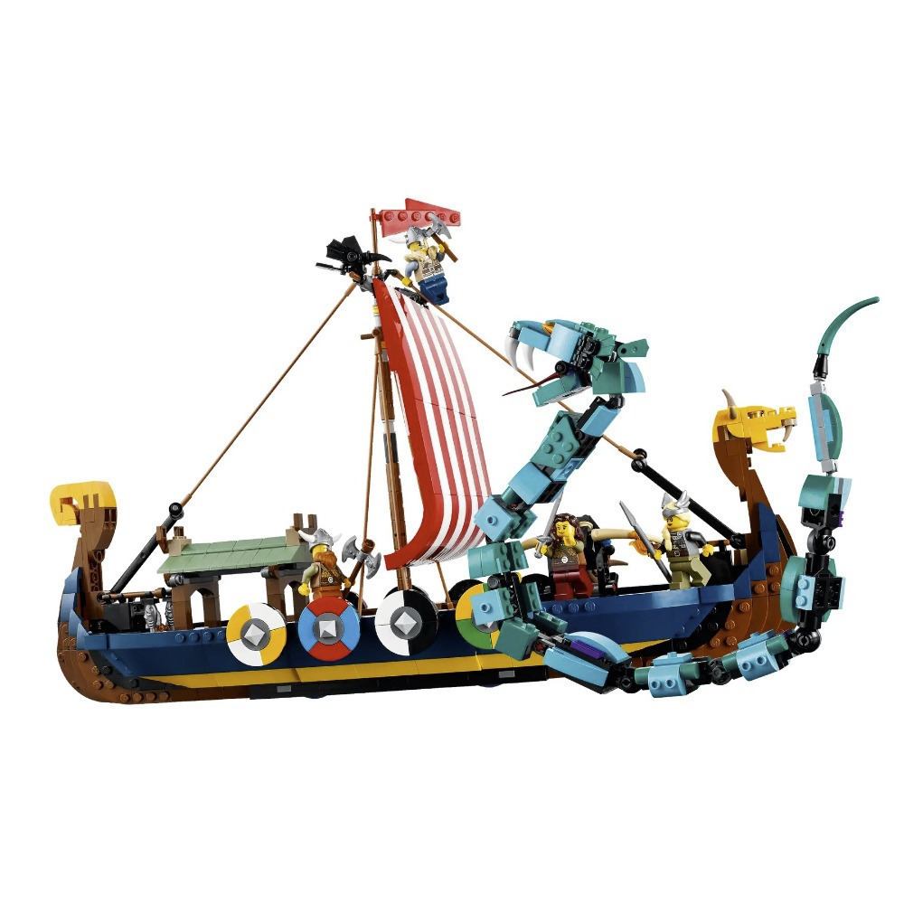 微壓痕 【真心玩】 樂高 LEGO 31132 百變3合1 維京海盜船和塵世巨蟒 現貨 高雄-細節圖3