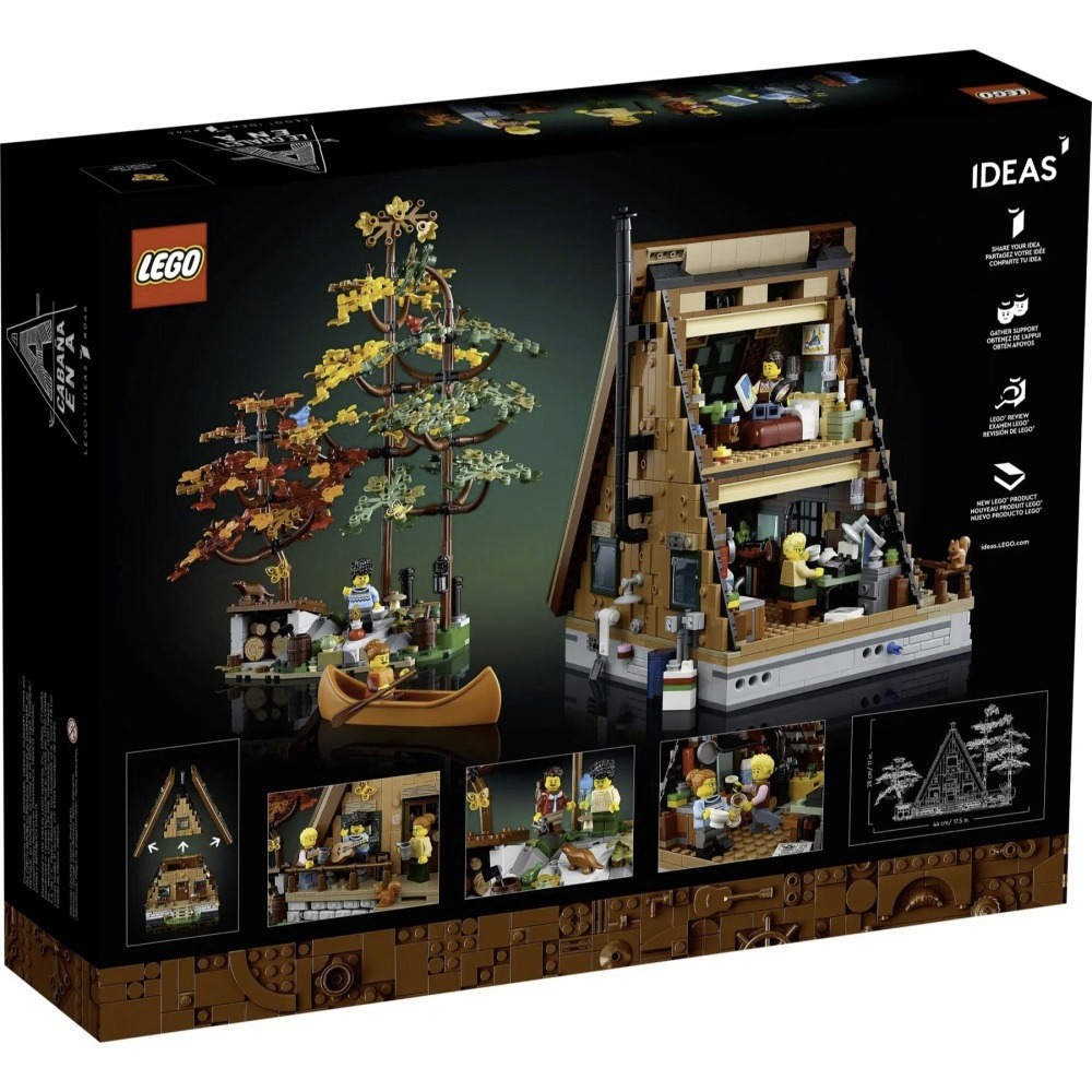 【真心玩】 樂高 LEGO 21338  Ideas A字小屋 現貨 高雄-細節圖4