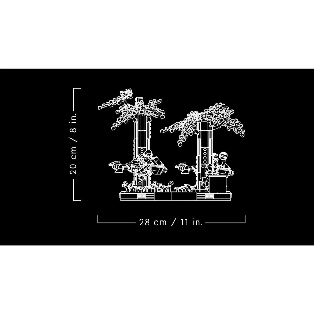 【真心玩】 LEGO 75353 星際大戰 恩多星森林飛行穿梭 現貨 高雄-細節圖5