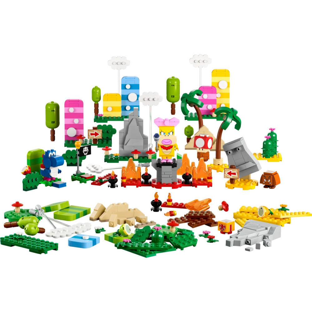 【真心玩】 LEGO 71418 超級瑪利歐 創意工具箱擴充組 藍色耀西 七人眾-Wendy 現貨 高雄-細節圖3
