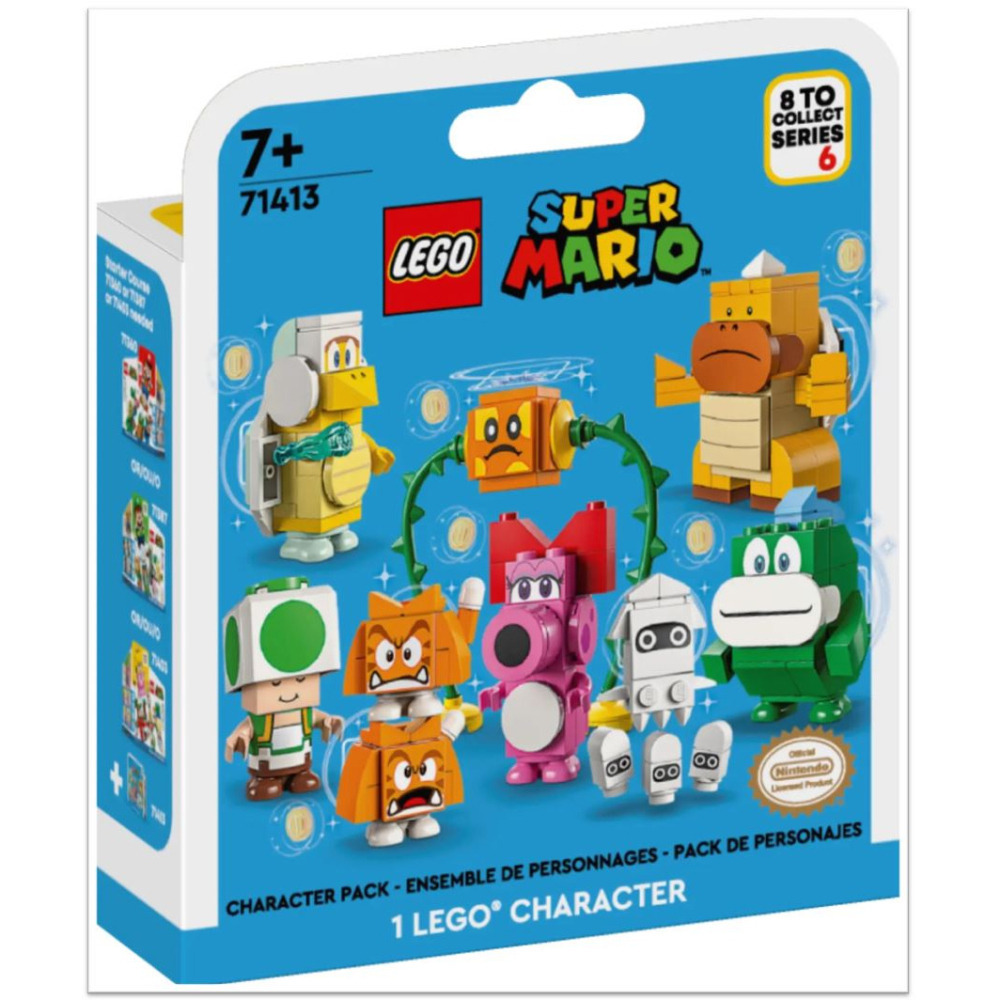 【真心玩】 LEGO 71413 超級瑪利歐 6代人偶 8隻一套 現貨 高雄-細節圖2
