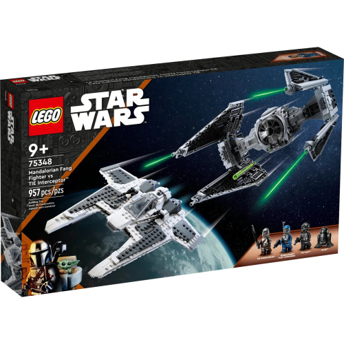 【真心玩】 LEGO 75348 星際大戰 曼達洛人 獠牙戰機 VS 鈦攔截機 現貨 高雄