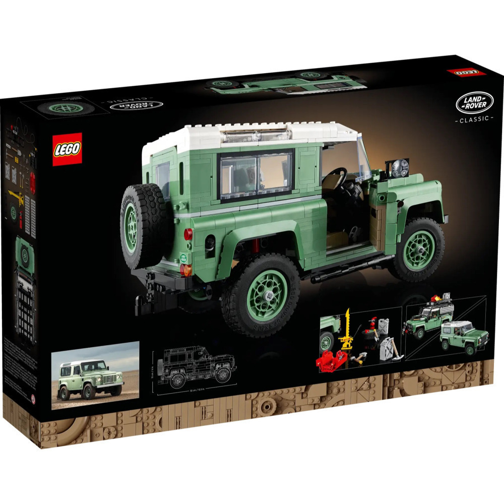 【真心玩】 LEGO 10317  ICONS 路虎 Classic Defender 90 現貨 高雄-細節圖4