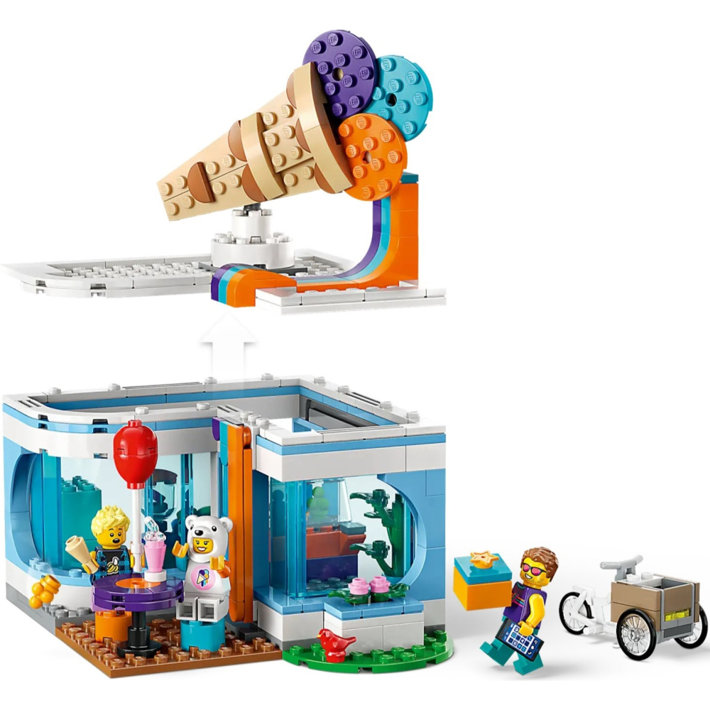 用券770 11/6 【真心玩】 LEGO 60363 城市 冰淇淋店 現貨 高雄-細節圖4