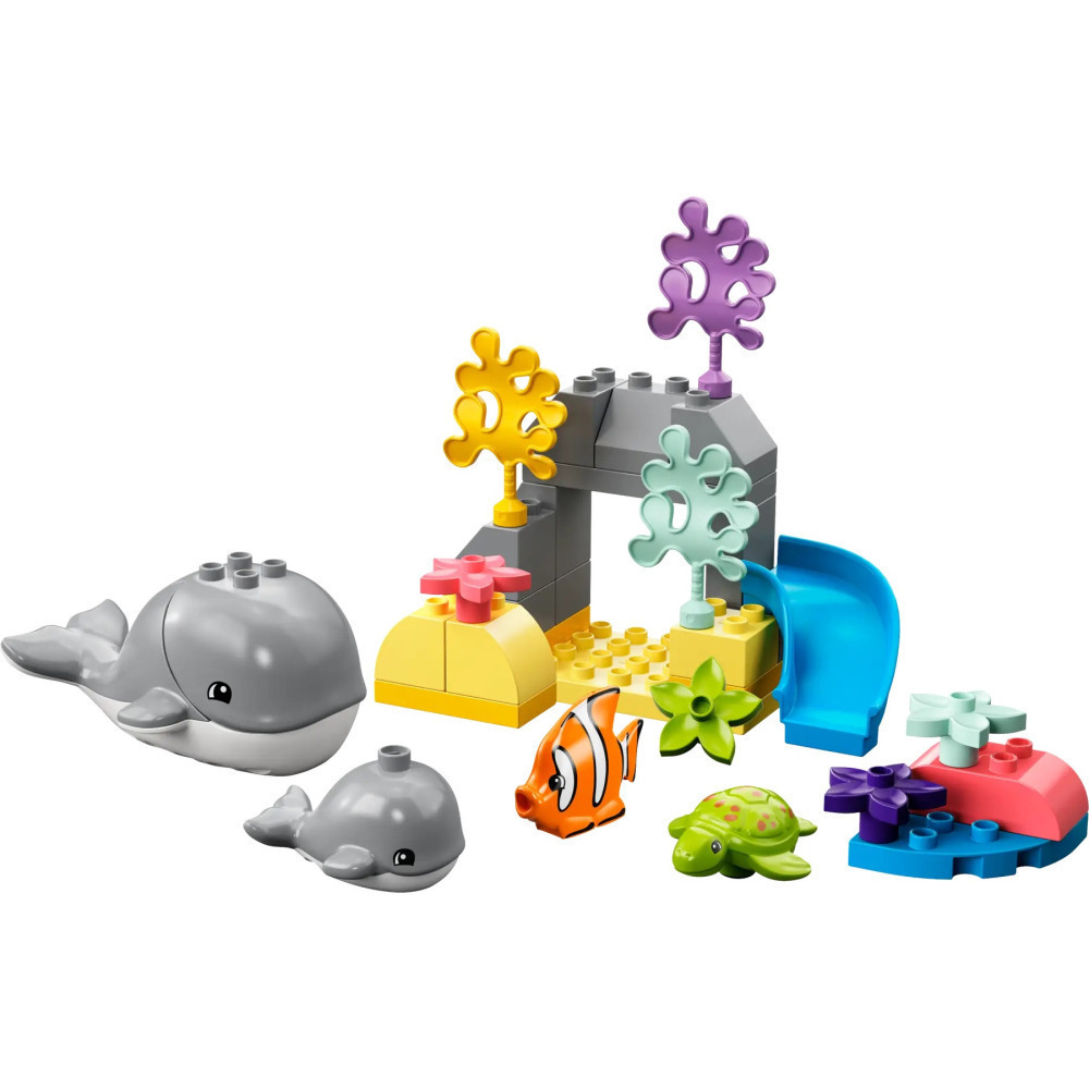 用券550 【真心玩】 LEGO 10972 得寶 海洋野生動物 鯨魚 小丑魚 海龜 現貨 高雄-細節圖3