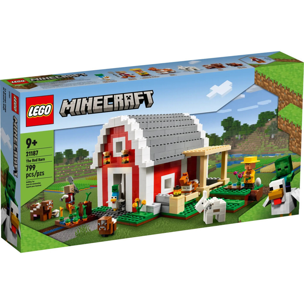 【真心玩】 LEGO 21187 麥塊 紅色穀倉 The Red Barn 現貨 高雄-細節圖2