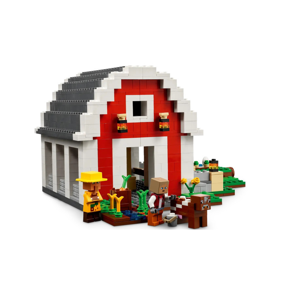 【真心玩】 LEGO 21187 麥塊 紅色穀倉 現貨 高雄-細節圖5