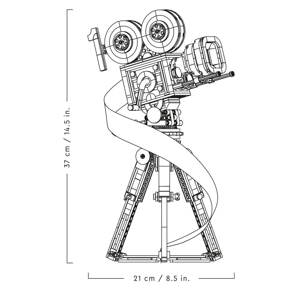 【真心玩】 LEGO 43230 迪士尼 華特迪士尼 復古式電影攝影機 現貨 高雄-細節圖9