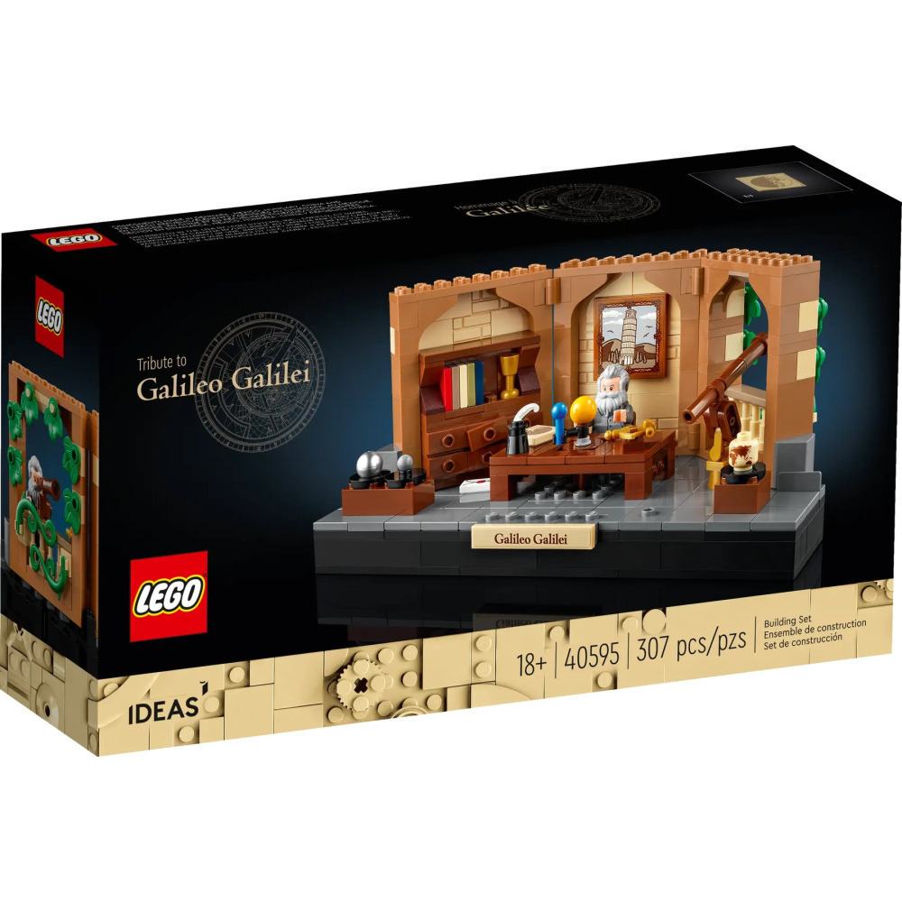 【真心玩】 樂高 LEGO 40595 Ideas 致敬伽利略·伽利萊 現貨 高雄-細節圖3