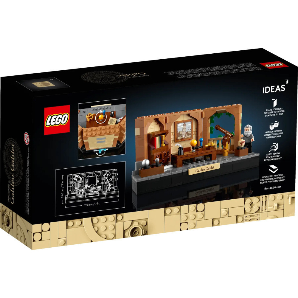 【真心玩】 樂高 LEGO 40595 Ideas 致敬伽利略·伽利萊 現貨 高雄-細節圖4