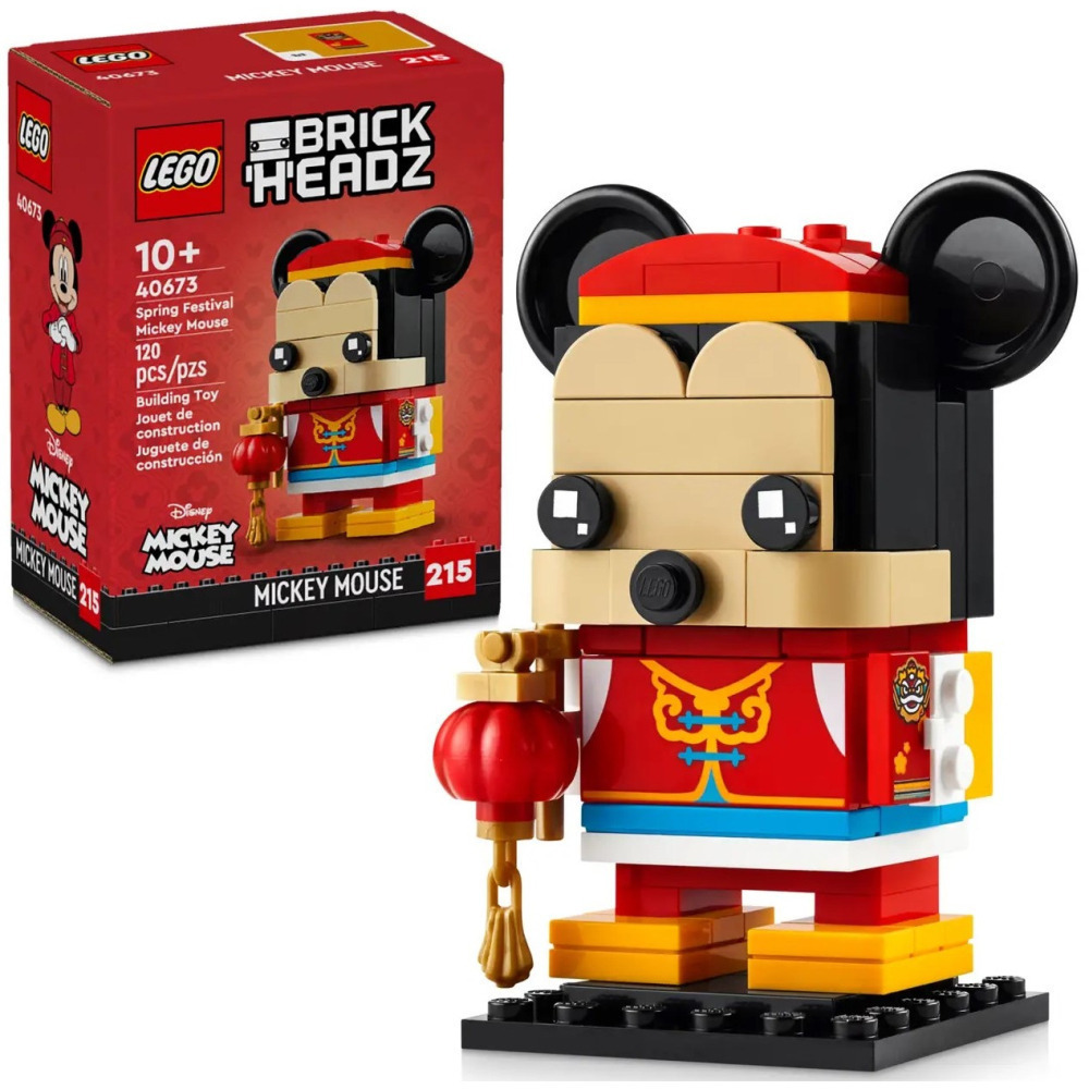 【真心玩】 LEGO 40673 大頭 新春米奇 Spring Festival Mickey Mouse 現貨 高雄-細節圖2