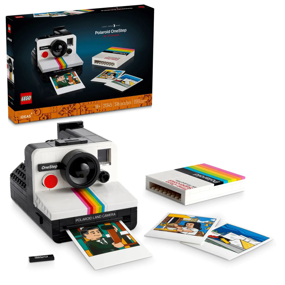 【真心玩】 LEGO 21345  Ideas 寶麗來 Polaroid OneStep SX-70 相機 現貨 高雄-細節圖4