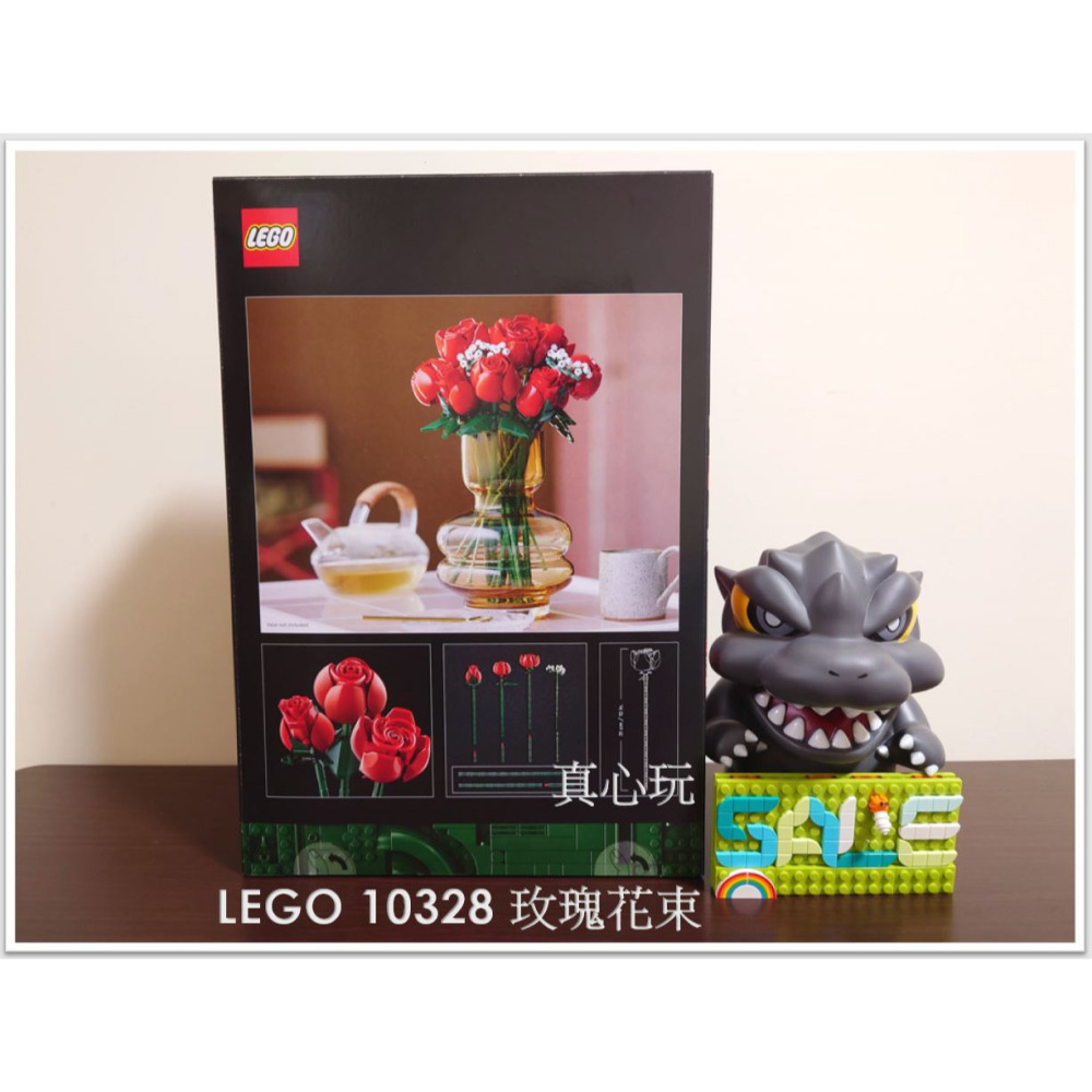 【真心玩】 LEGO 10328 Icons 玫瑰花束 Bouquet of Roses バラのブーケ 現貨 高雄-細節圖3