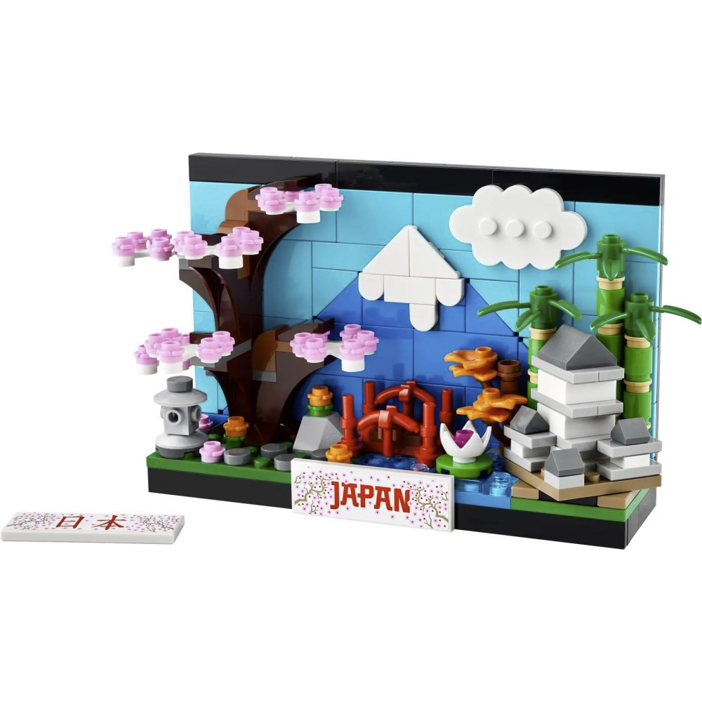 盒損【真心玩】 樂高 LEGO 40713 其他 明信片 日本明信片 Japan Postcard 日本 現貨 高雄-細節圖2