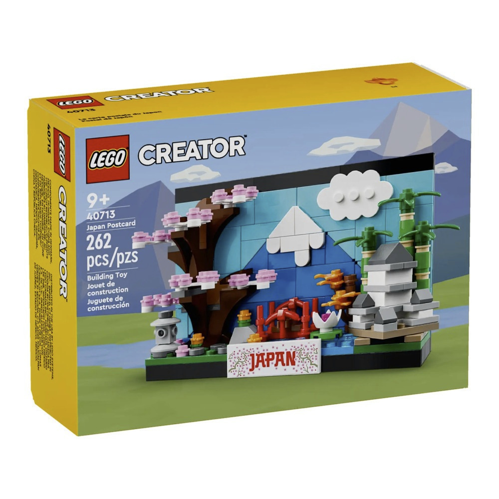 盒損【真心玩】 樂高 LEGO 40713 其他 明信片 日本明信片 Japan Postcard 日本 現貨 高雄-細節圖3