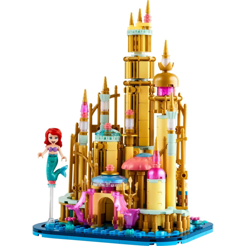 【真心玩】 LEGO 40708 迷你迪士尼愛麗兒的城堡 Ariel＇s Castle ミニ アリエルのお城 現貨高雄-細節圖4