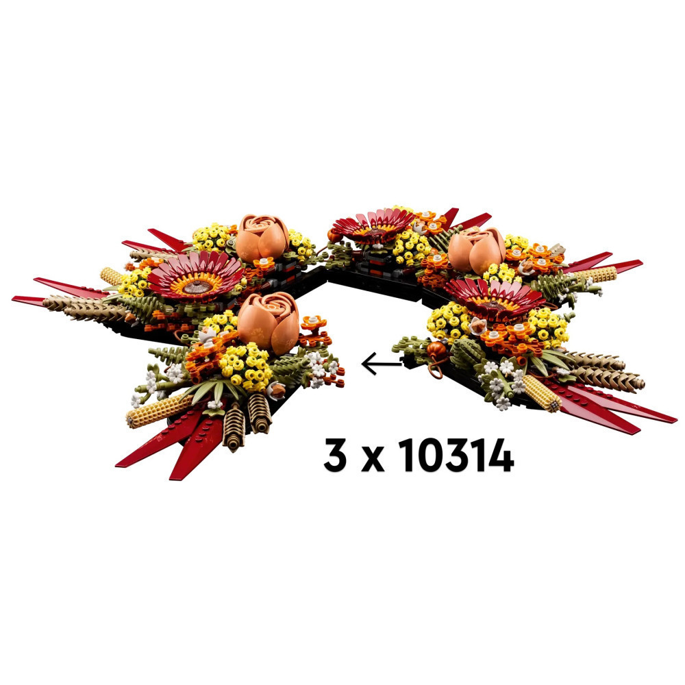 【真心玩】 樂高 LEGO 10314 icons 植物 乾燥花擺設 Dried Flower 高雄-細節圖6