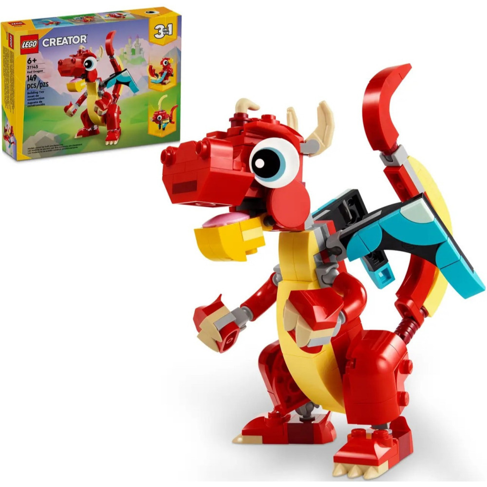 【真心玩】 LEGO 31145 紅龍 Red Dragon 赤いドラゴン 現貨 高雄-細節圖2