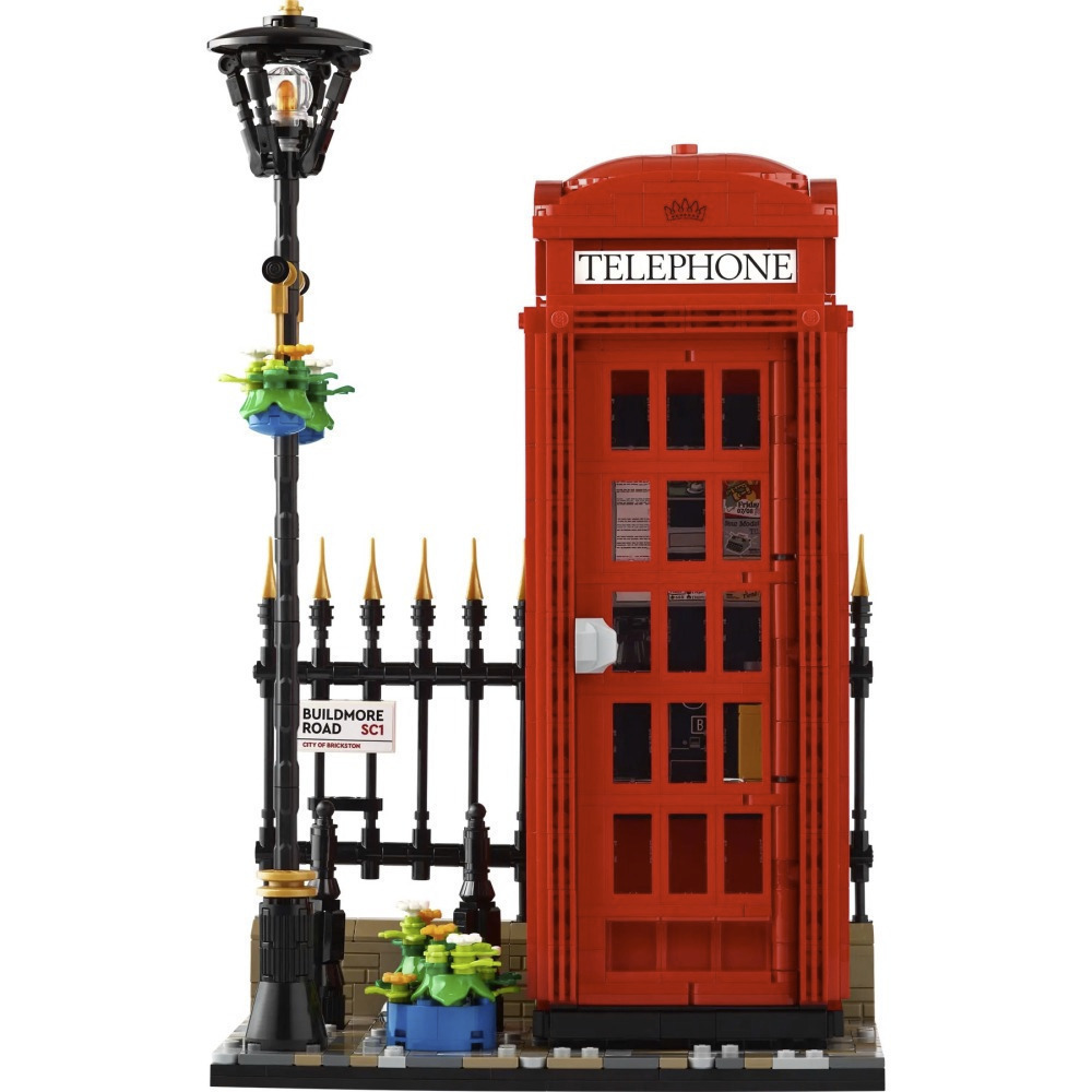 【真心玩】 LEGO 21347 倫敦紅色電話亭 Red London Telephone Box 現貨 高雄-細節圖7