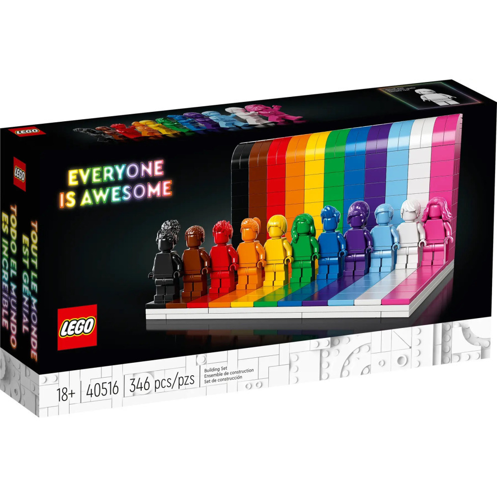 【真心玩】 樂高 LEGO 40516 彩虹人 Everyone Is Awesome 現貨 高雄-細節圖2