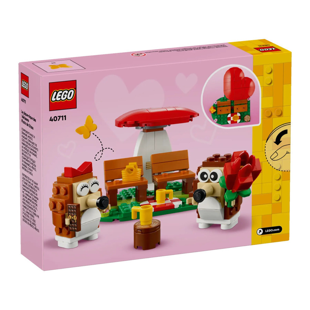 【真心玩】 樂高 LEGO 40711 其他 刺蝟野餐約會 Hedgehog Picnic Date 現貨 高雄-細節圖2