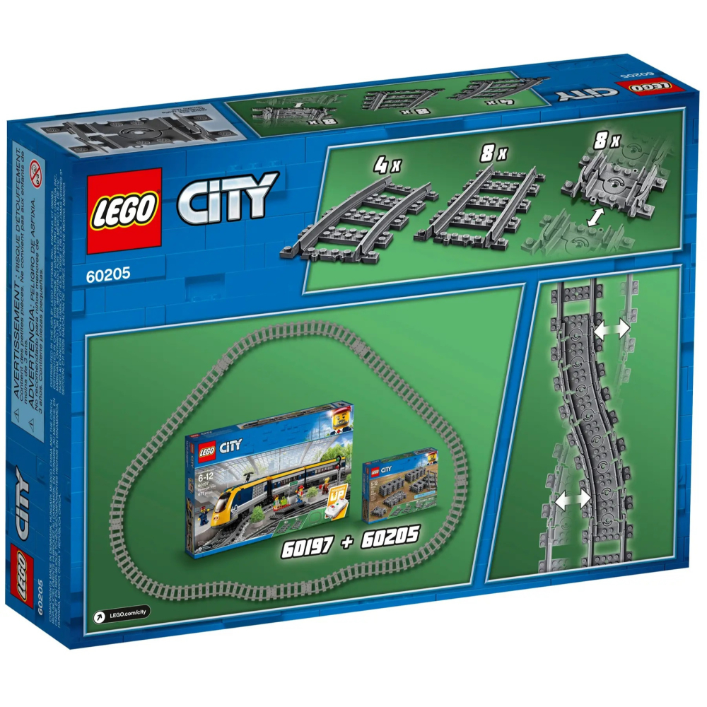 【真心玩】 LEGO 60205 軌道和彎道 Tracks レールセット 現貨 高雄-細節圖2
