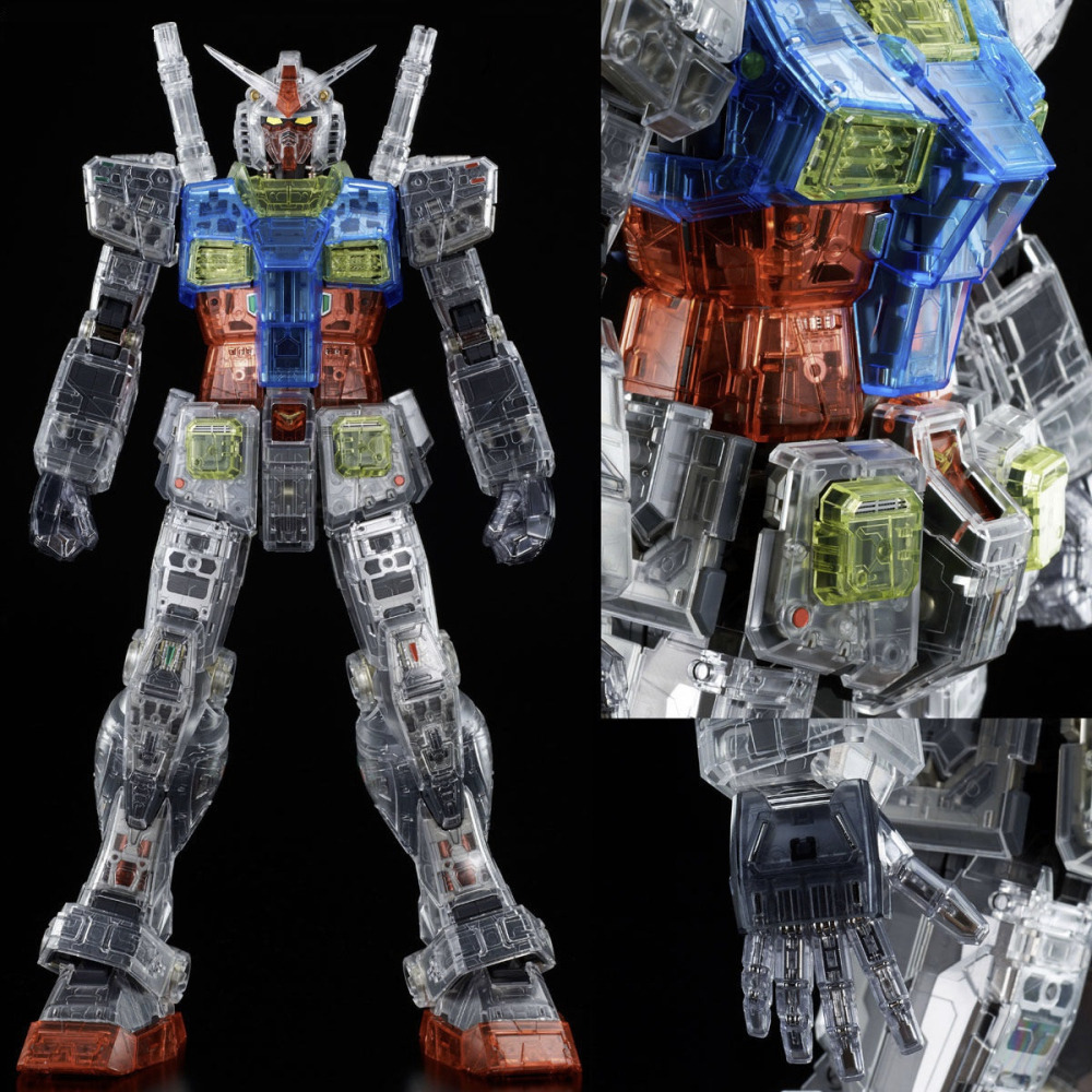 【真心玩】 PG 1/60 CLEAR COLOR BODY RX-78-2 初鋼 彩透 高雄-細節圖10