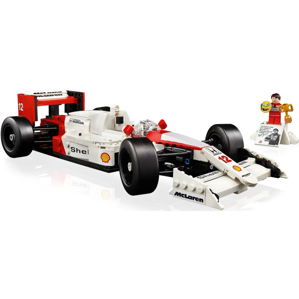 盒損【真心玩】 LEGO 10330 Icons McLaren MP44&艾爾頓·冼拿 現貨 高雄-細節圖8