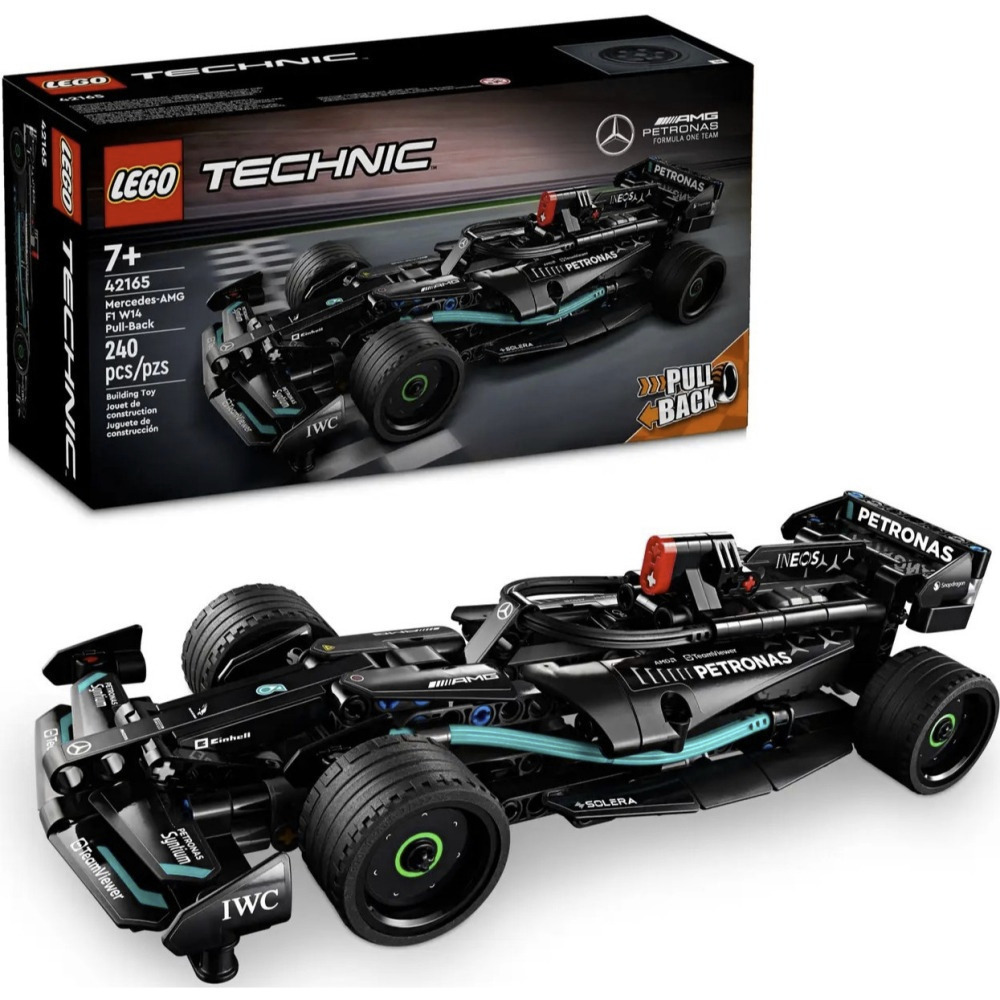 【真心玩】 樂高 LEGO 42165 科技  Mercedes-AMG F1 W14 迴力車 現貨 高雄-細節圖4