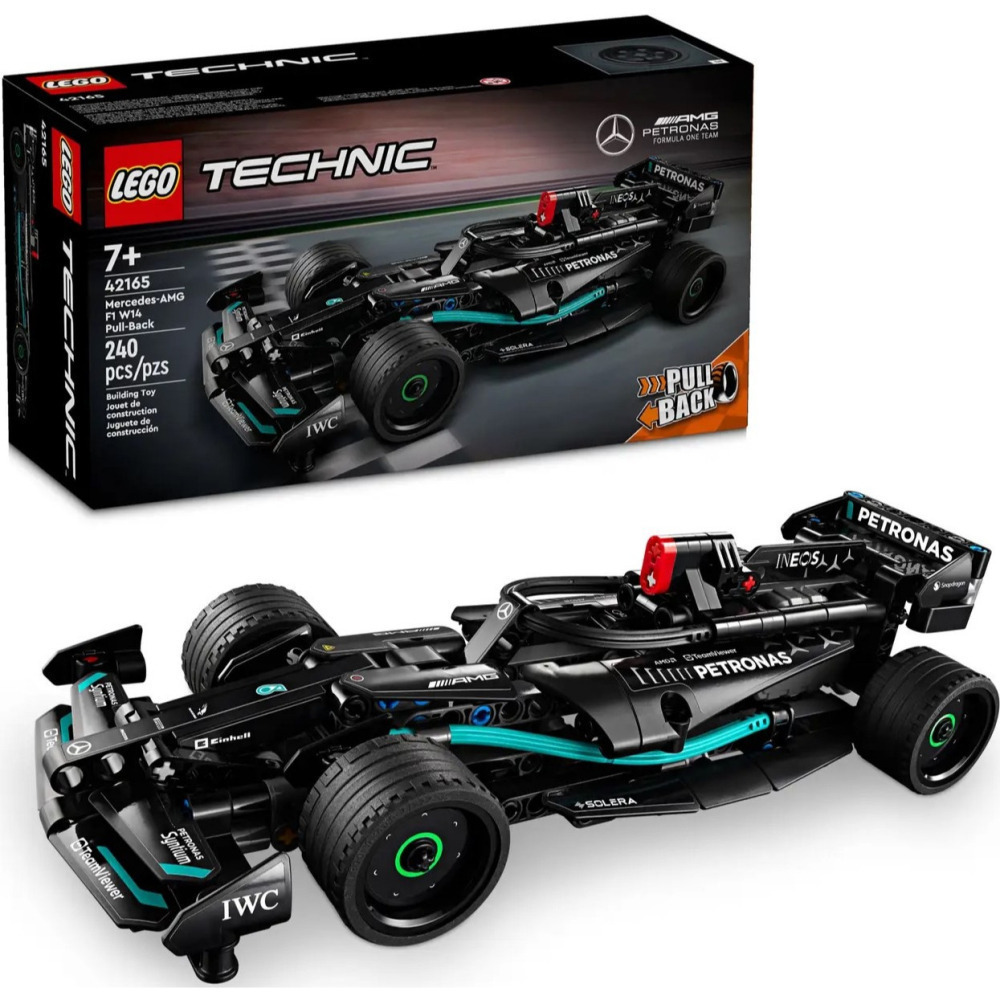 【真心玩】 LEGO 42165 科技  Mercedes-AMG F1 W14 迴力車 現貨 高雄-細節圖4