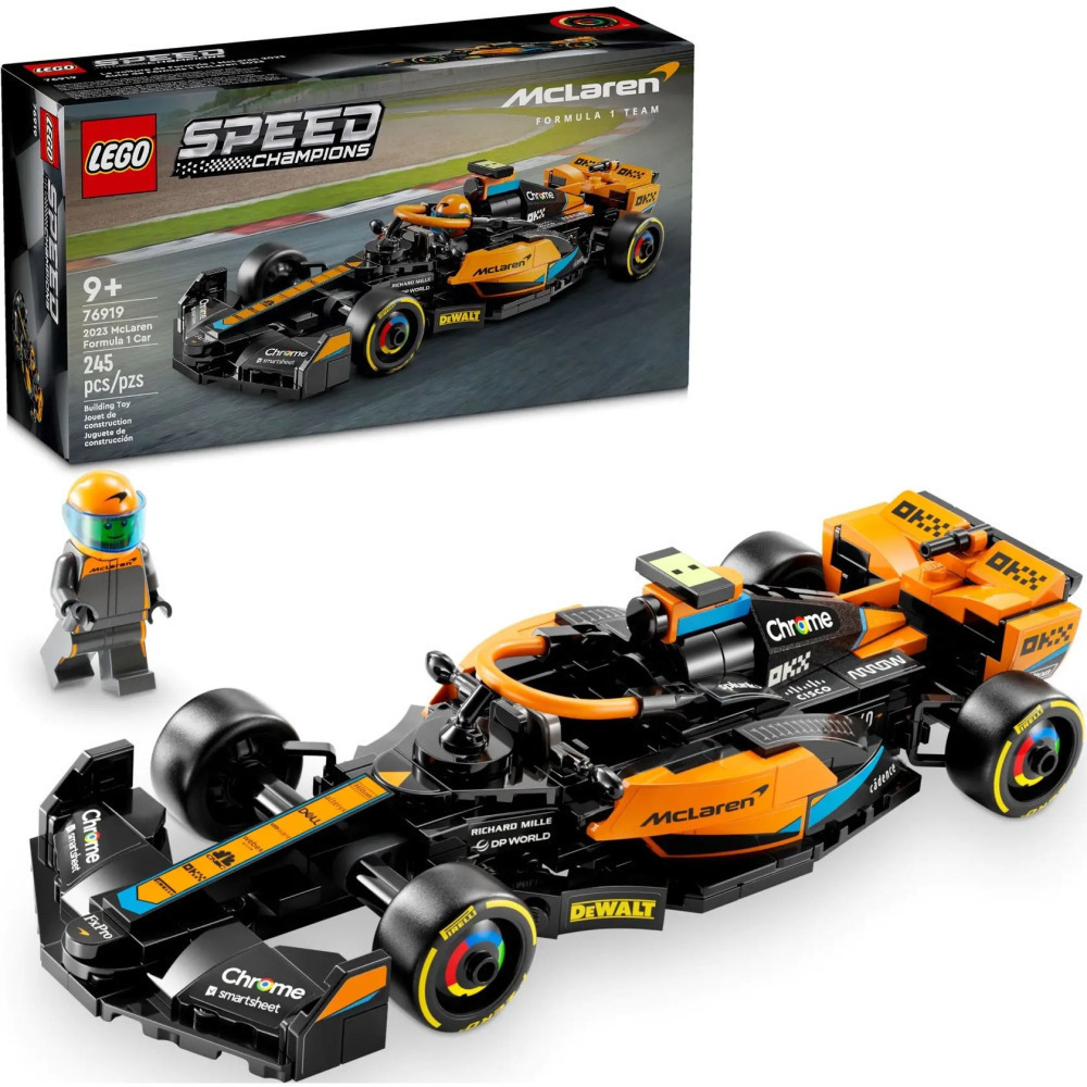 【真心玩】 LEGO 76919 2023 麥拉倫 F1 賽車 McLaren F1 Race Car 現貨 高雄-細節圖4