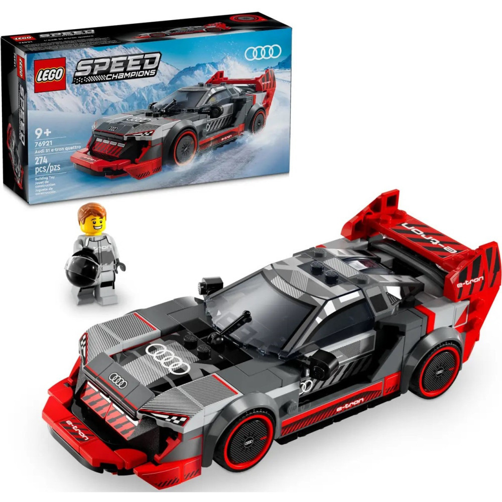 【真心玩】 樂高 LEGO 76921 極速賽車 奧迪 S1 電動賽車 Audi S1 e-tron quattro-細節圖4