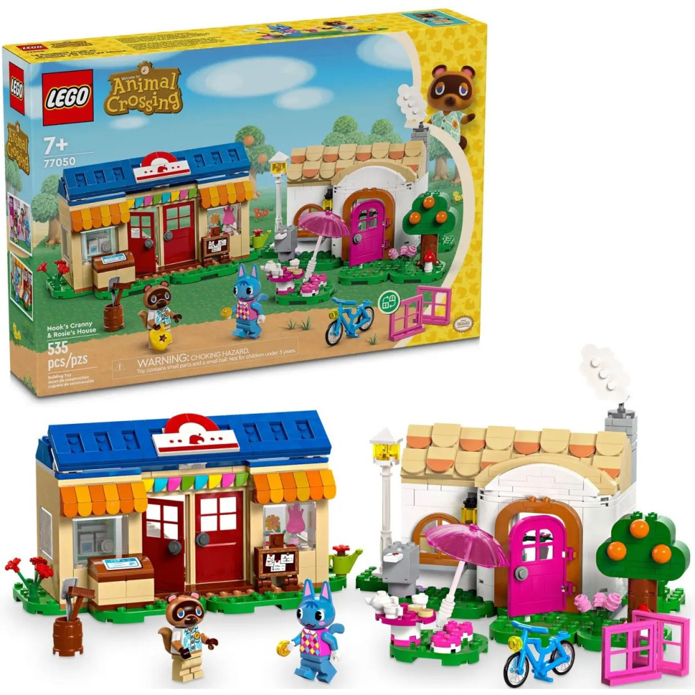 【真心玩】 樂高 LEGO 77050 Nook 商店與彭花的家 Cranny&Rosie＇s House  現貨高雄-細節圖3