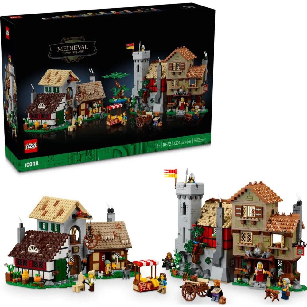 【真心玩】 LEGO 10332 中世紀城市廣場 Medieval Town Square 中世の街並み 剩1 高雄-細節圖4