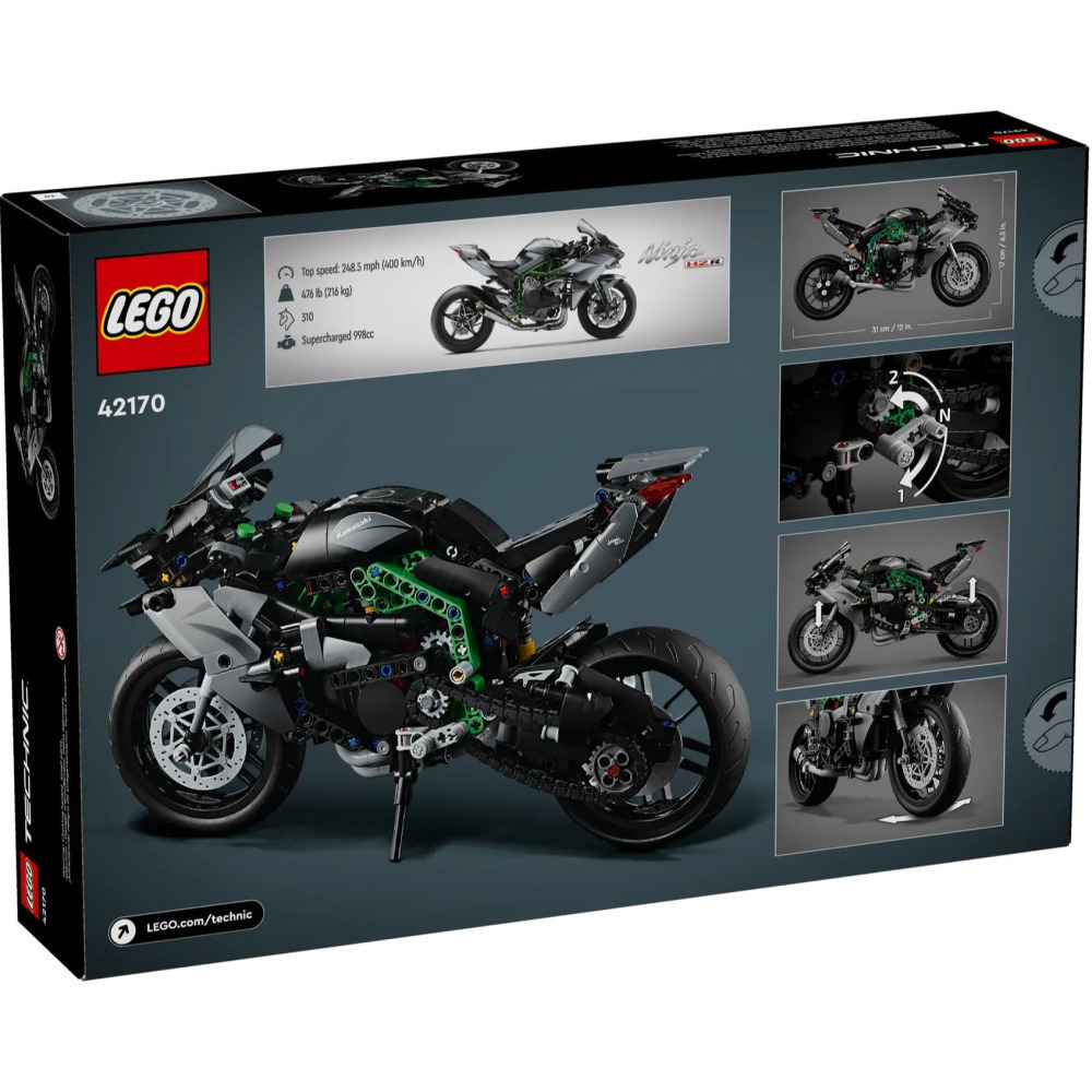 【真心玩】 LEGO 42170 川崎 忍者 H2R Motorcycle バイク 現貨 高雄-細節圖3