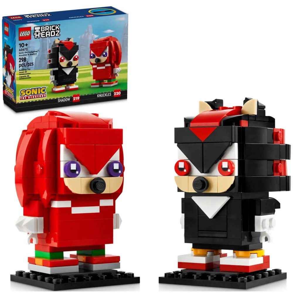 【真心玩】 LEGO 40672 大頭 納克和夏特 Knuckles & Shadow 現貨 高雄-細節圖3