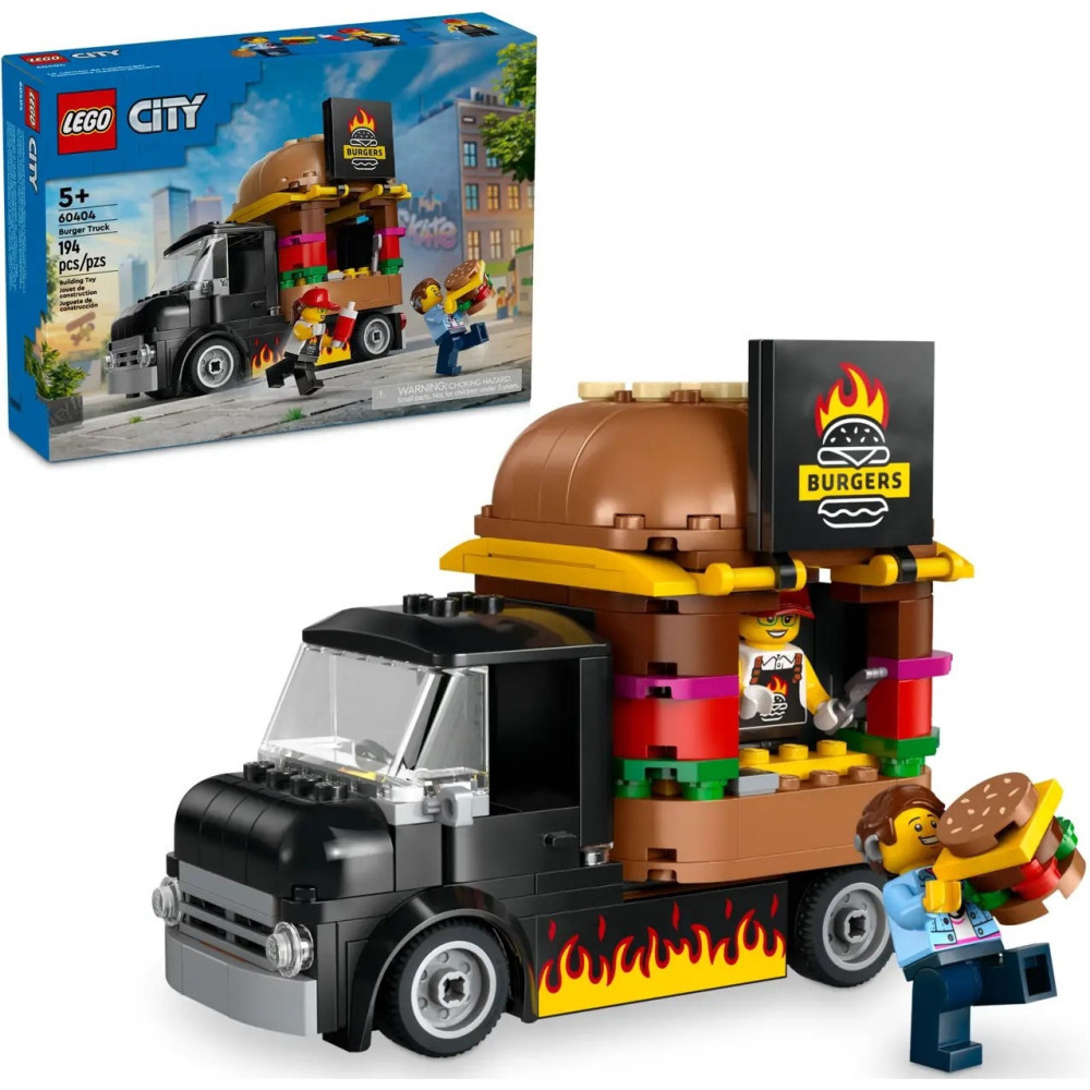 【真心玩】 樂高 LEGO 60404 漢堡餐車 Burger Truck バーガートラック 現貨 高雄-細節圖2